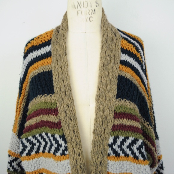Line Knitwear Sweater Cardigan Folk - Picture 4 of 5